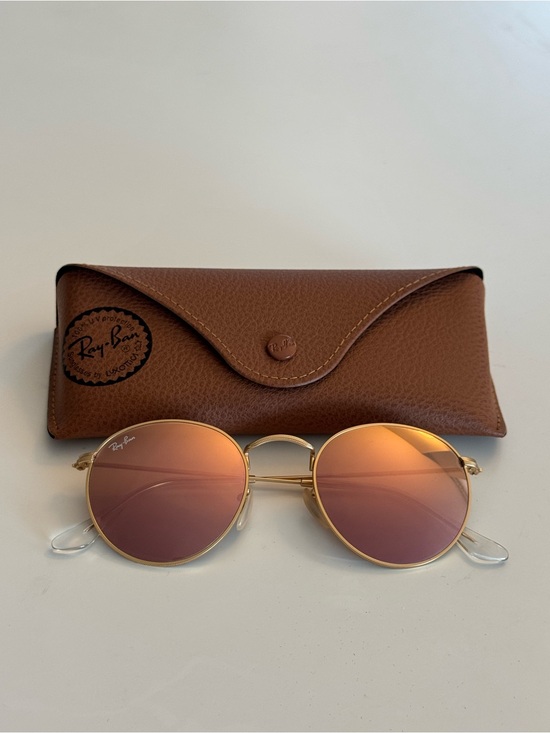 Ray-Ban Accessories - Ray-Ban Round Metal Sunglasses in Pink / Gold